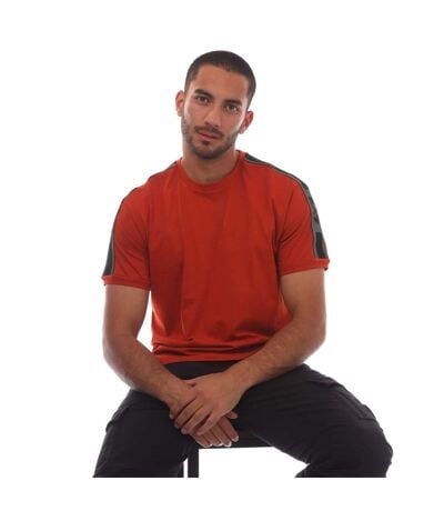 T-shirt Style Logo Ea7 Homme Orange Emporio Armani