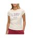 T-Shirt beige femme superdry athletic - l-1