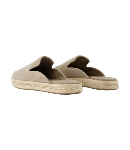 Womens/ladies Santiago Suede Mules Dune Toms