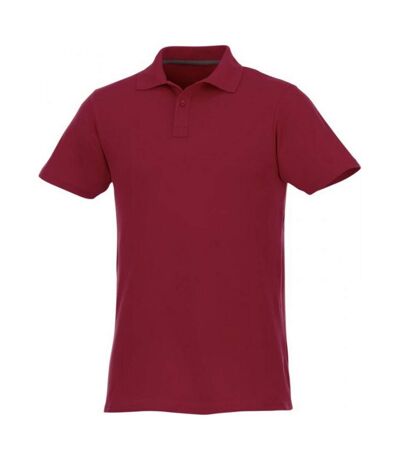 Elevate Mens Helios Short Sleeve Polo Shirt (Burgundy)