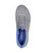 Womens/ladies summits new nature trainers grey/blue Skechers-4