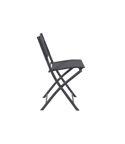 Lot de 4 Chaises de Jardin Elba 80cm Gris