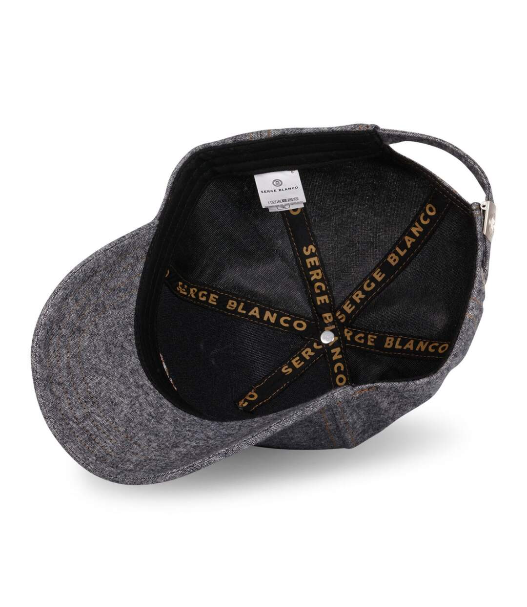 Casquette Baseball homme chambray effet denim Jean Serge Blanco-5