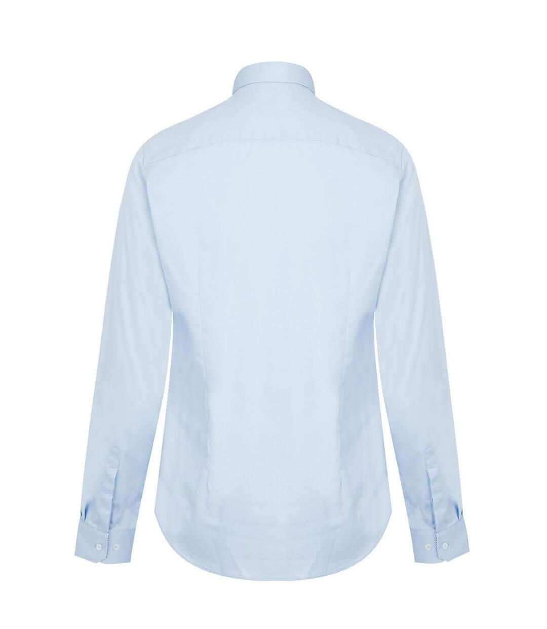Mens Islass Slim Long-sleeved Shirt Ice Blue Ted Baker-3