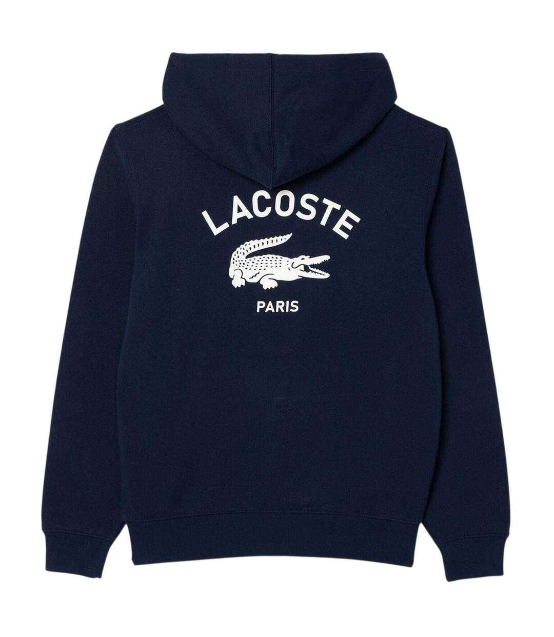 Sweat À Capuche Adulte Bleu Lacoste-3