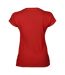 T-shirt À Manches Courtes Et Col En V Femme Rouge Gildan-3