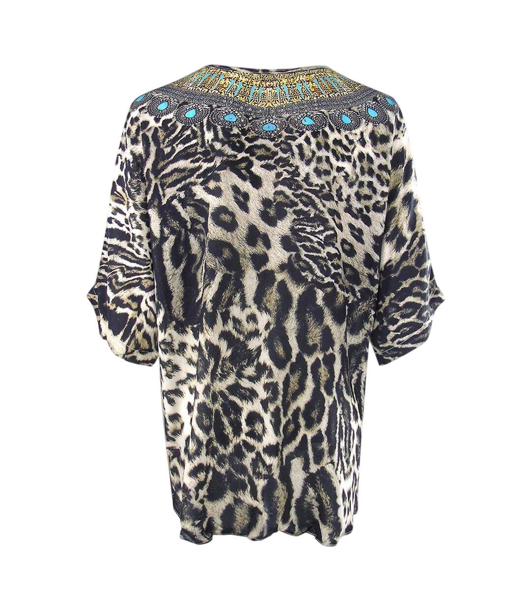 Haut Siberia Fish Femme Beige Noir Inoa-3