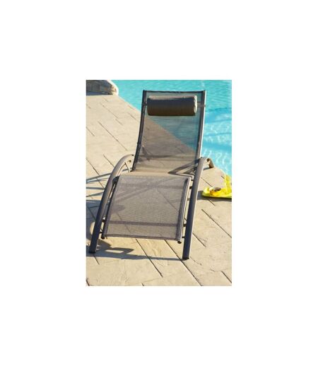 Lot de 2 Bains de Soleil Cloé 170cm Cappuccino