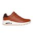 Mens Uno Stand On Air Skech-air Trainers Brown Skechers-1