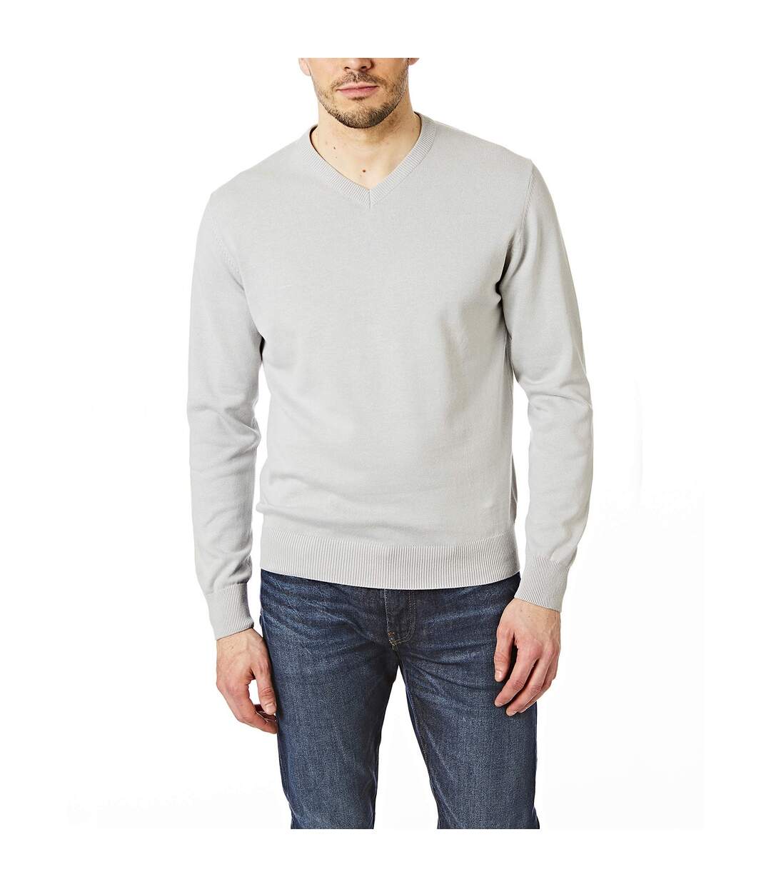 Pull homme gris clair CastlePoint-3