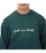 Sweat Col Ras-du-cou Motif/style Texte Homme Vert Blanc Lyle & Scott-2