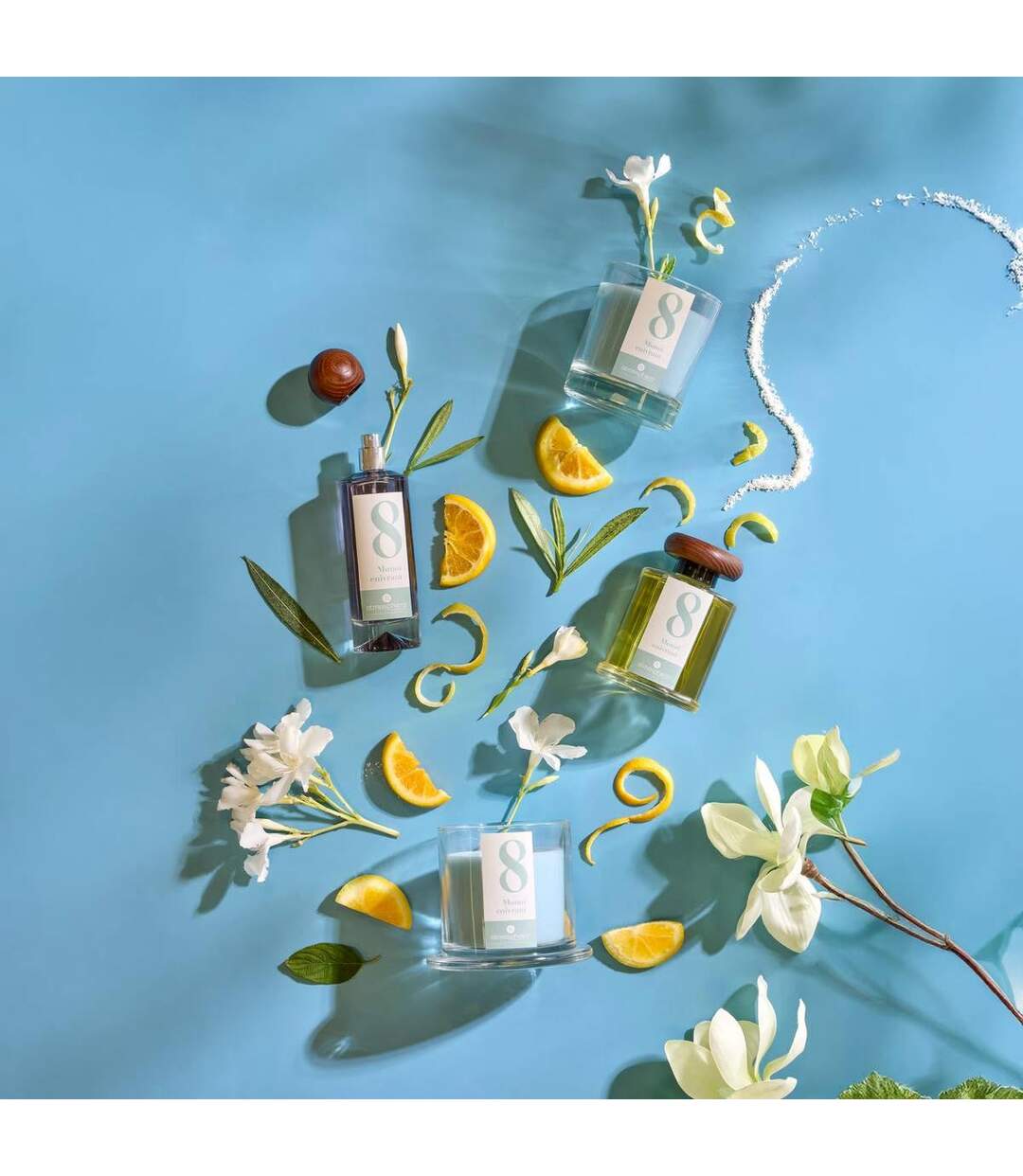 Bougie Parfumée en Verre Numia 180g Monoï Enivrant-3