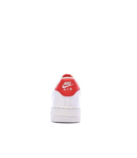 Baskets blanches/rouge mixte nike air force 1 07