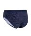Womens/ladies Polka Dot Swim Briefs Navy Trespass-3