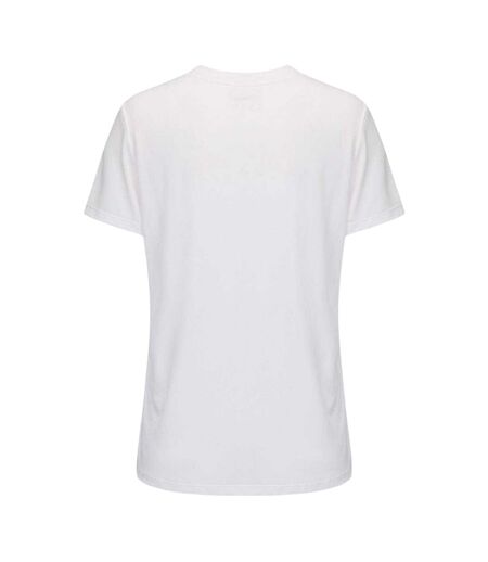 T-shirt Motif/style Uni Femme Blanc USA Pro