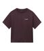 Womens/ladies Eir Graphic Print T-shirt Brown Napapijri-2