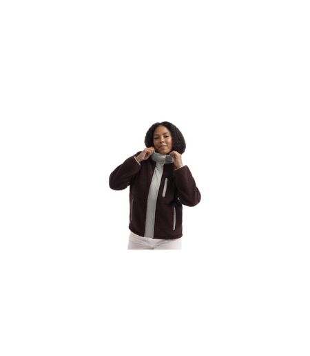 Womens/ladies Yuill Fleece Jacket Mocha Trespass