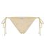 Womens/ladies Triangle Side Tie Bikini Bottoms Butter Yellow Jack Wills-2