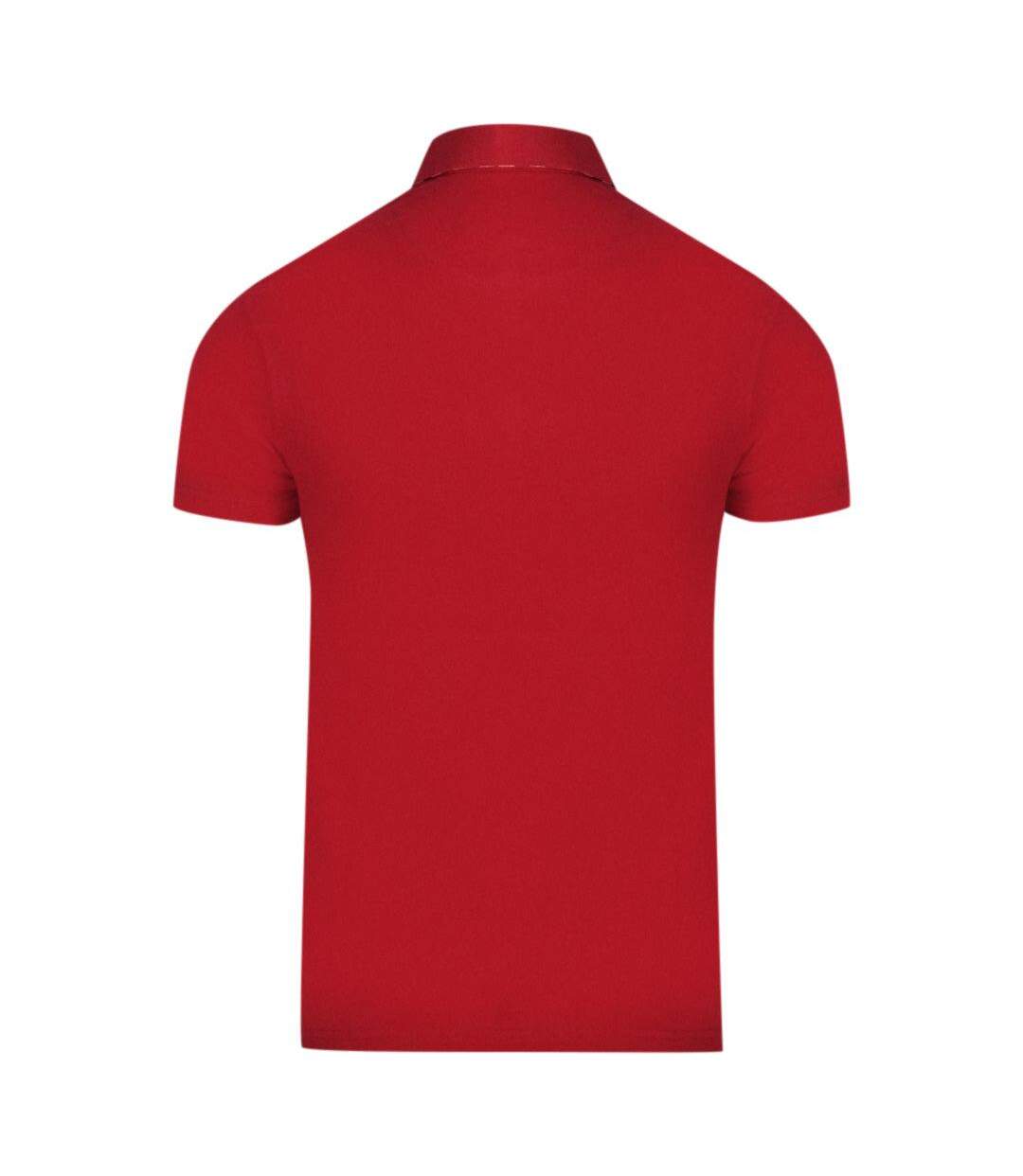 Polo Motif/style Logo Sur Poitrine Aldis Adulte Rouge Aquascutum-2
