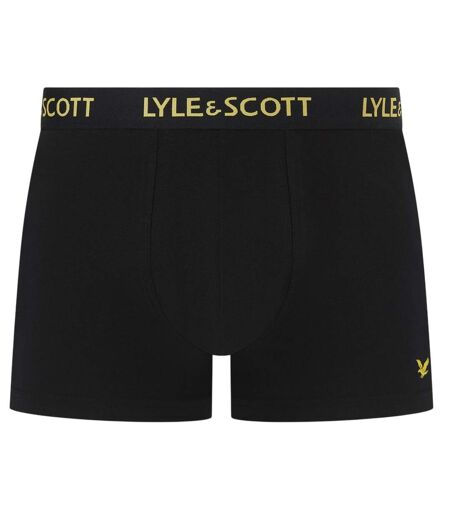 Lot De 5  Boxers Motif/style Uni Core Homme Noir Lyle & Scott