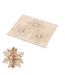 Puzzle 3D à Personnaliser Flocon de Noël 8cm Naturel-1