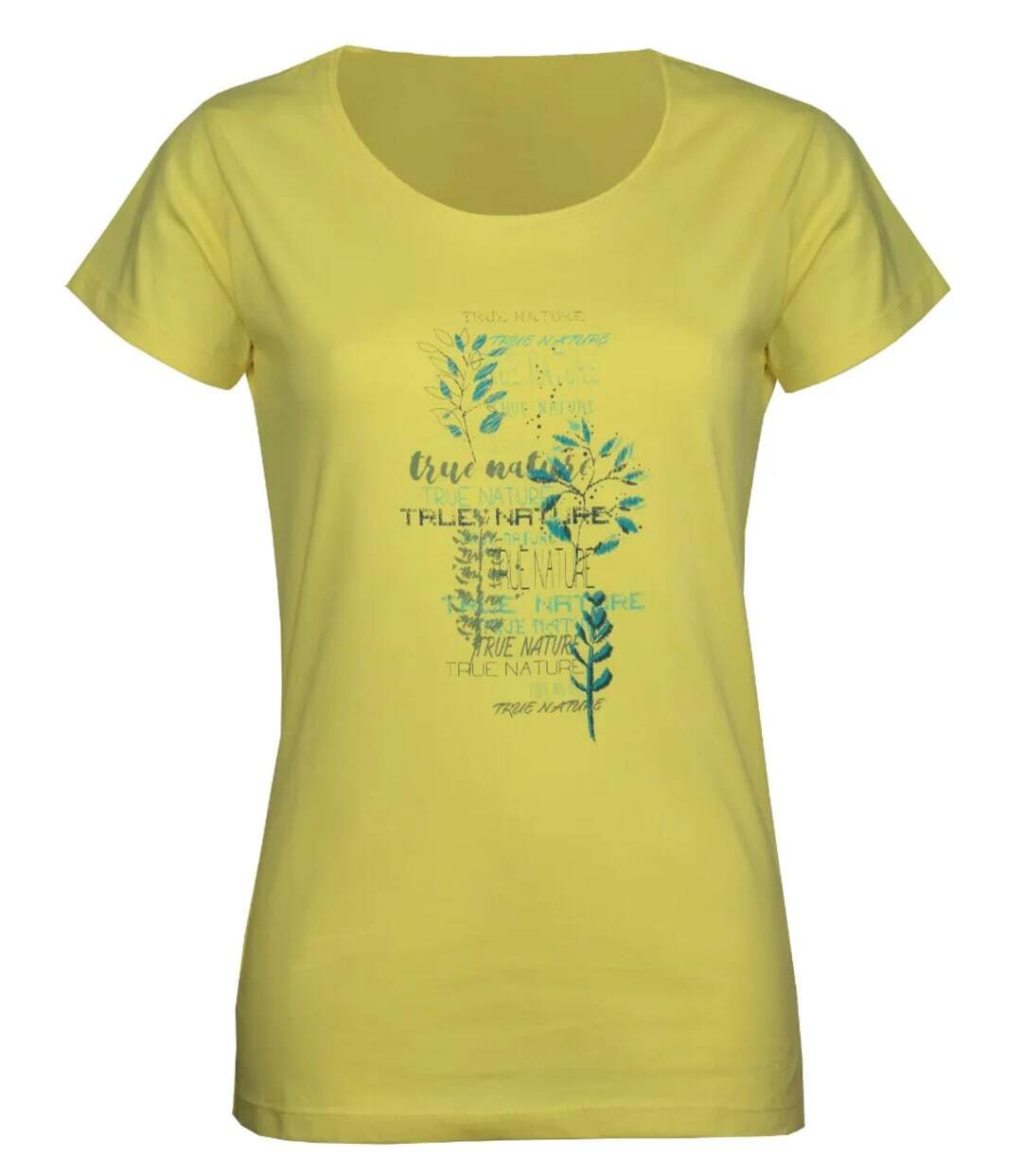 Tee-shirt Mayflower Dojo1 en coton jaune : l'éclat de la nature et son motif Herbier-5