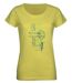 Tee-shirt Mayflower Dojo1 en coton jaune : l'éclat de la nature et son motif Herbier-5