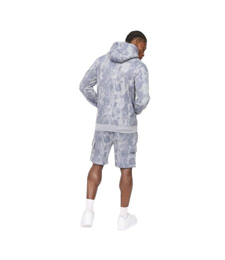 Sweat À Capuche Bardon Homme Bleu Acier Crosshatch