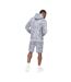 Sweat À Capuche Bardon Homme Bleu Acier Crosshatch-3