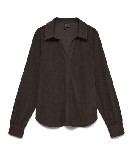 Chemise marron femme vero moda melly