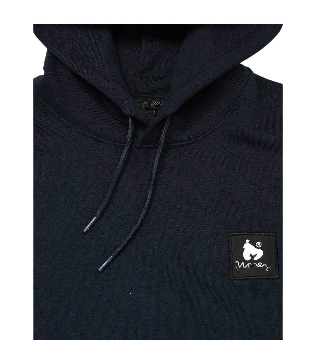 Sweat À Capuche Motif/style Écusson Combo Homme Bleu Marine Money-3