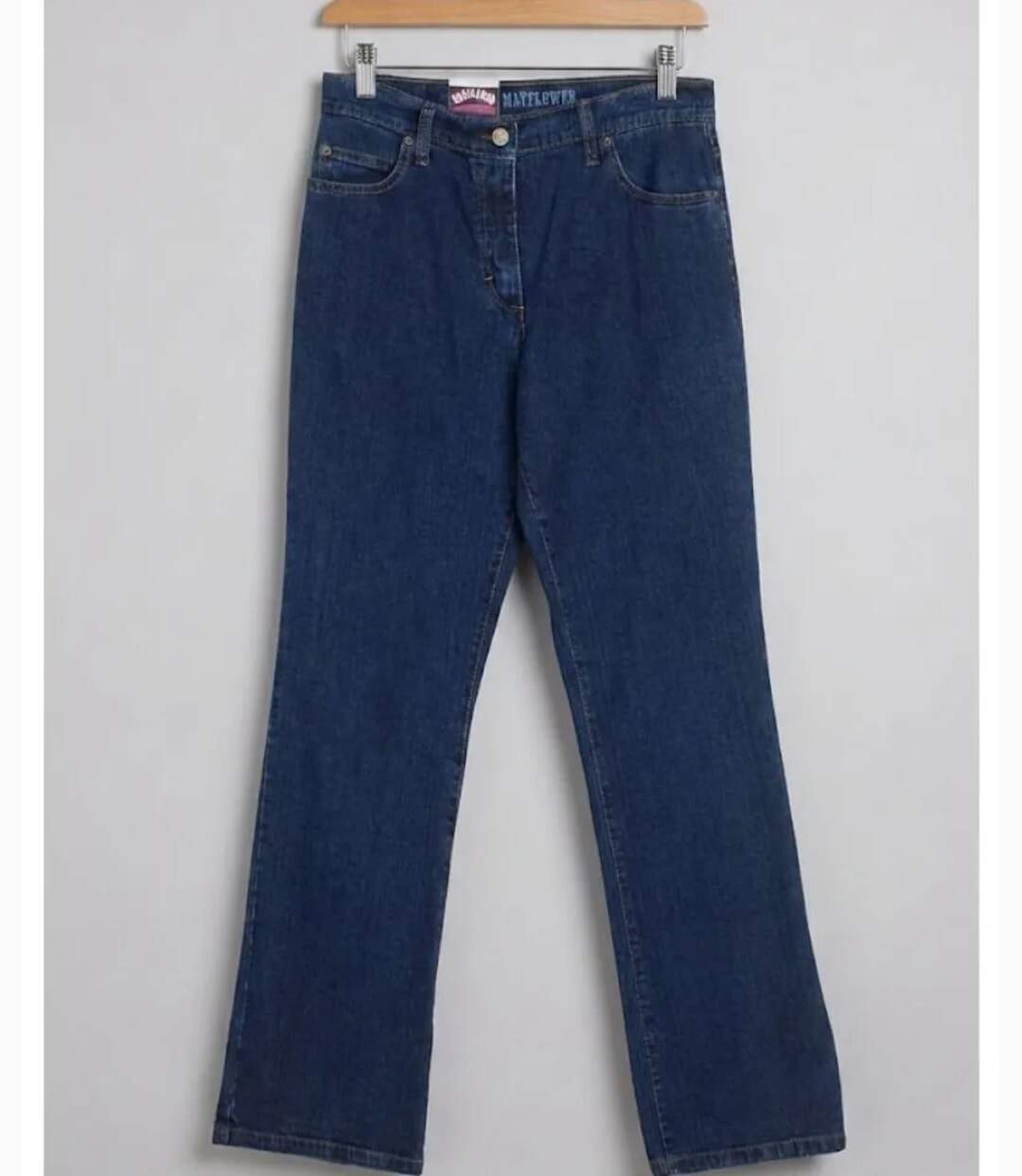 Jean Femme Mayflower M957 - Coupe Évasée Stretch Bleu Stone-3
