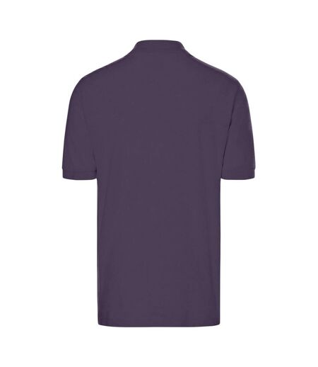 Polo Classic Homme Aubergine James And Nicholson