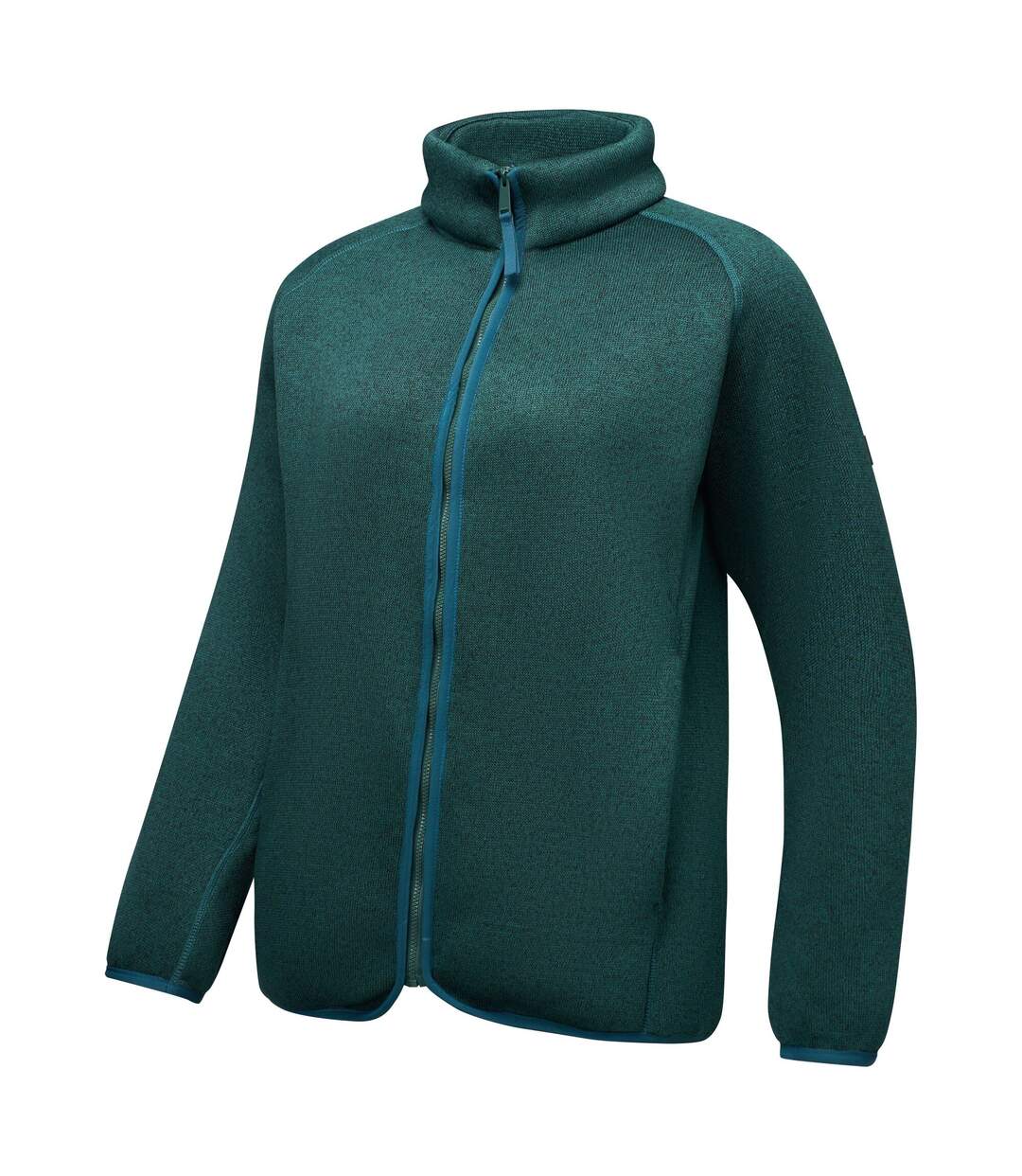 Veste Polaire Unie Col Montant Mellrey Femme Vert Bleu Foncé Regatta-4