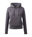 Womens/ladies  Hoodie Charcoal Grey Anthem-1