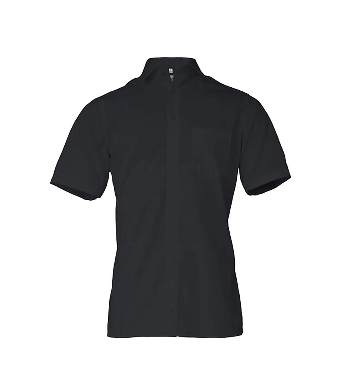 Chemise Manches Courtes Homme Noir Marvelis-1