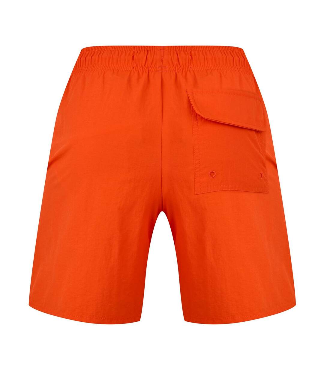 Mens Grosgrain Embroidered Logo Swim Shorts Orange Lyle & Scott-3
