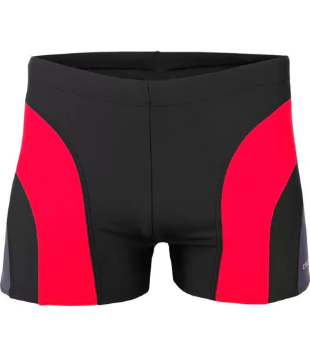 Short De Bain Sykes Homme Noir Rouge Gris Crowell