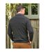 Mens Plain Cashmere Crew Neck Jumper Dark Charcoal WoolOvers-2