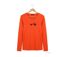 Tee-shirt MAYFLOWER NAPOLI1 orange à sérigraphie poule : confort et peps animalier-2