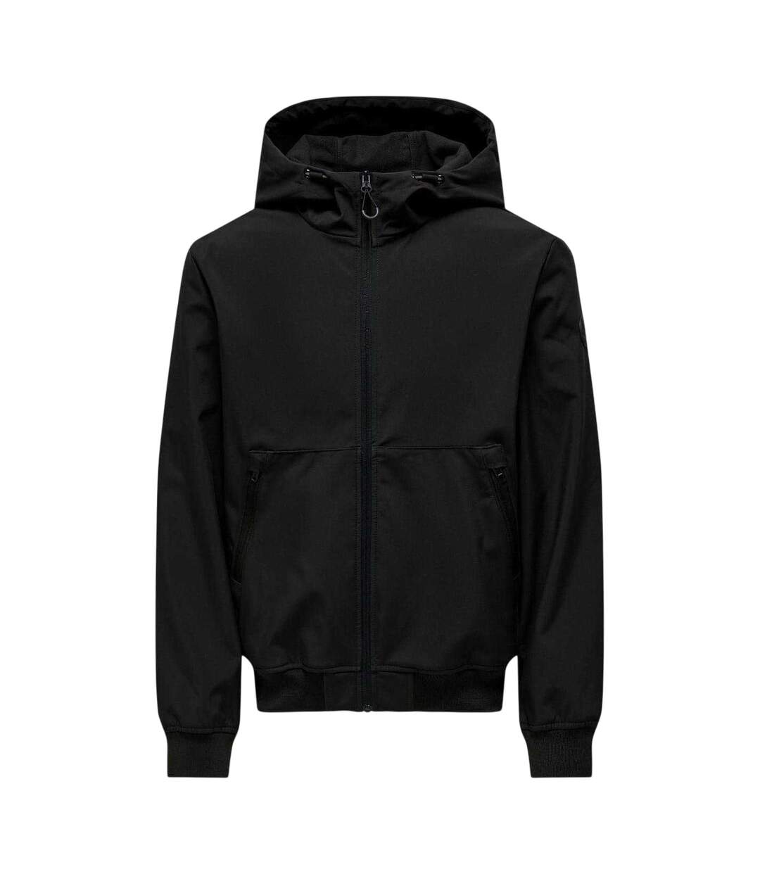 Mens Bowie Hooded Soft Shell Jacket Black Only-3