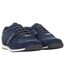 Mens Glaze Cow Suede Low Cut Trainers Dark Blue Boss-1