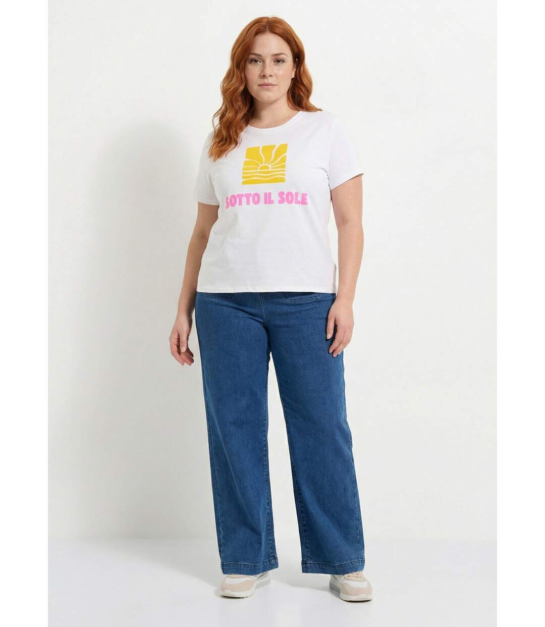 T-shirt manches courtes, motif Soleil-3