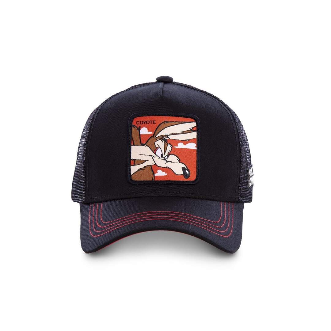 Casquette Capslab trucker Looney Tunes Coyote noir Capslab-2