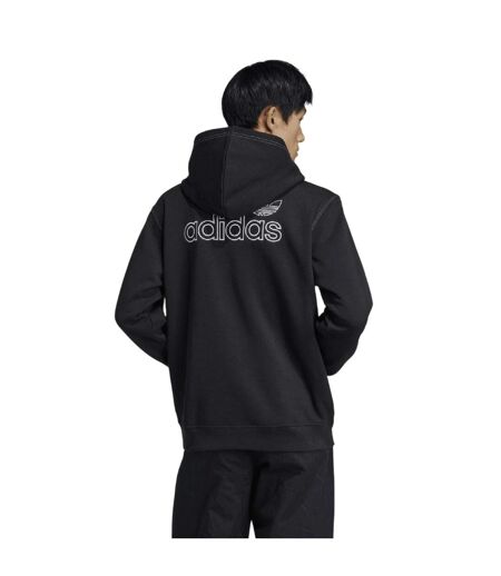 Mens Originals Script Hoodie Black Adidas