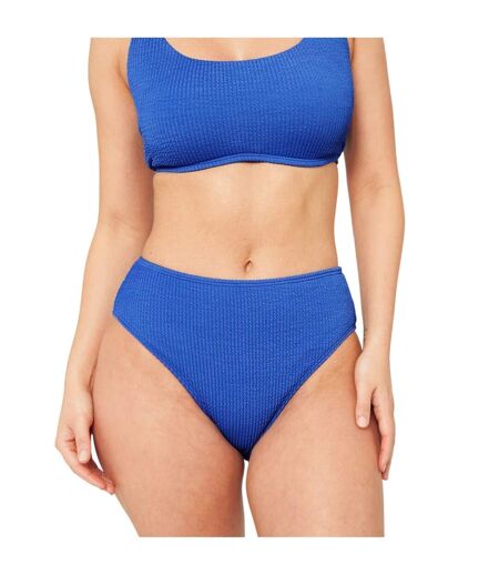 Bas De Maillot De Bain Motif/style Texturé Femme Bleu Foncé Be You