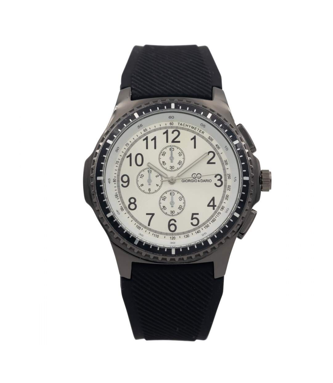 Superbe Montre Homme Silicone Noir GIORGIO