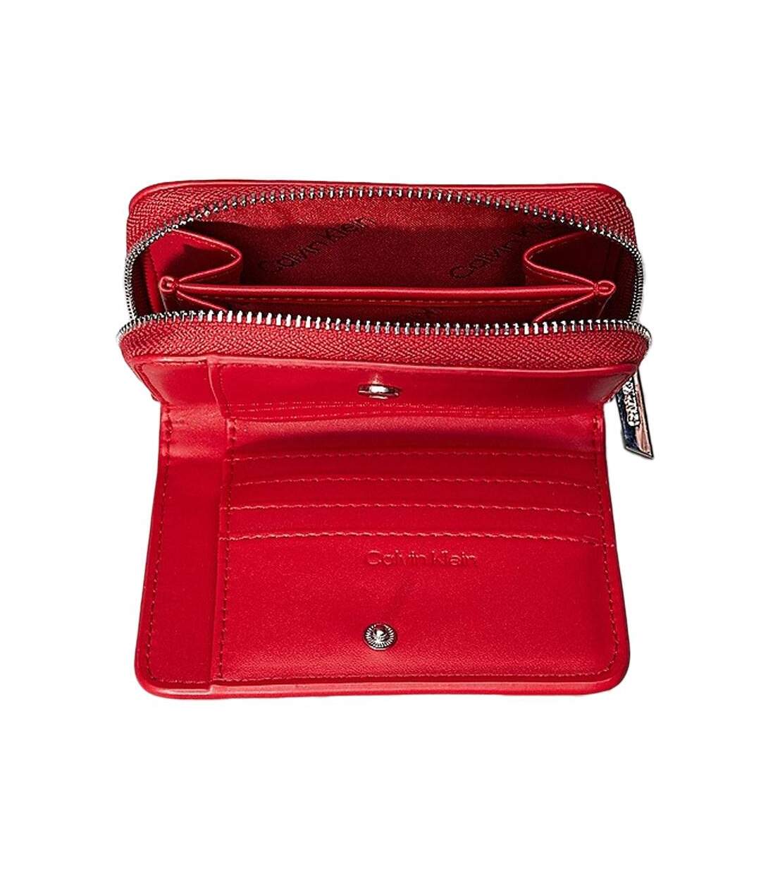 Portefeuille rouge femme calvin klein jeans ck-2