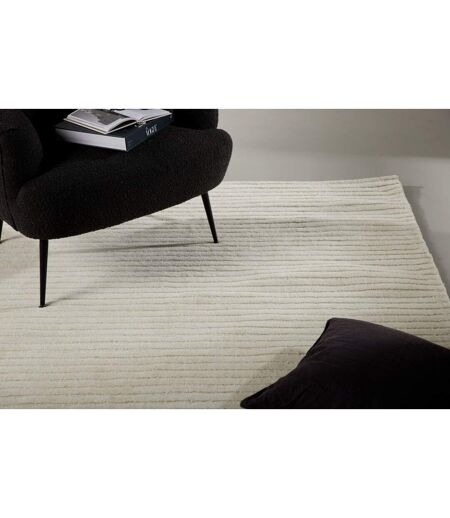 Tapis Déco en Laine Milton 162x230cm Blanc