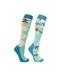 Chaussettes adulte émeraude / bleu / beige HyFASHION